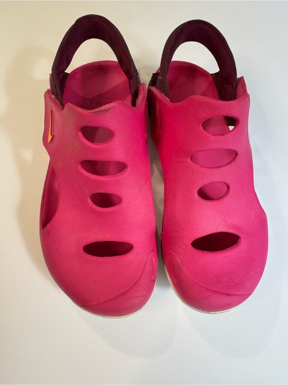 Nike Women's Hot Pink Slip-On Sandals